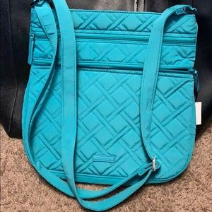 Vera Bradley triple zip hipster.